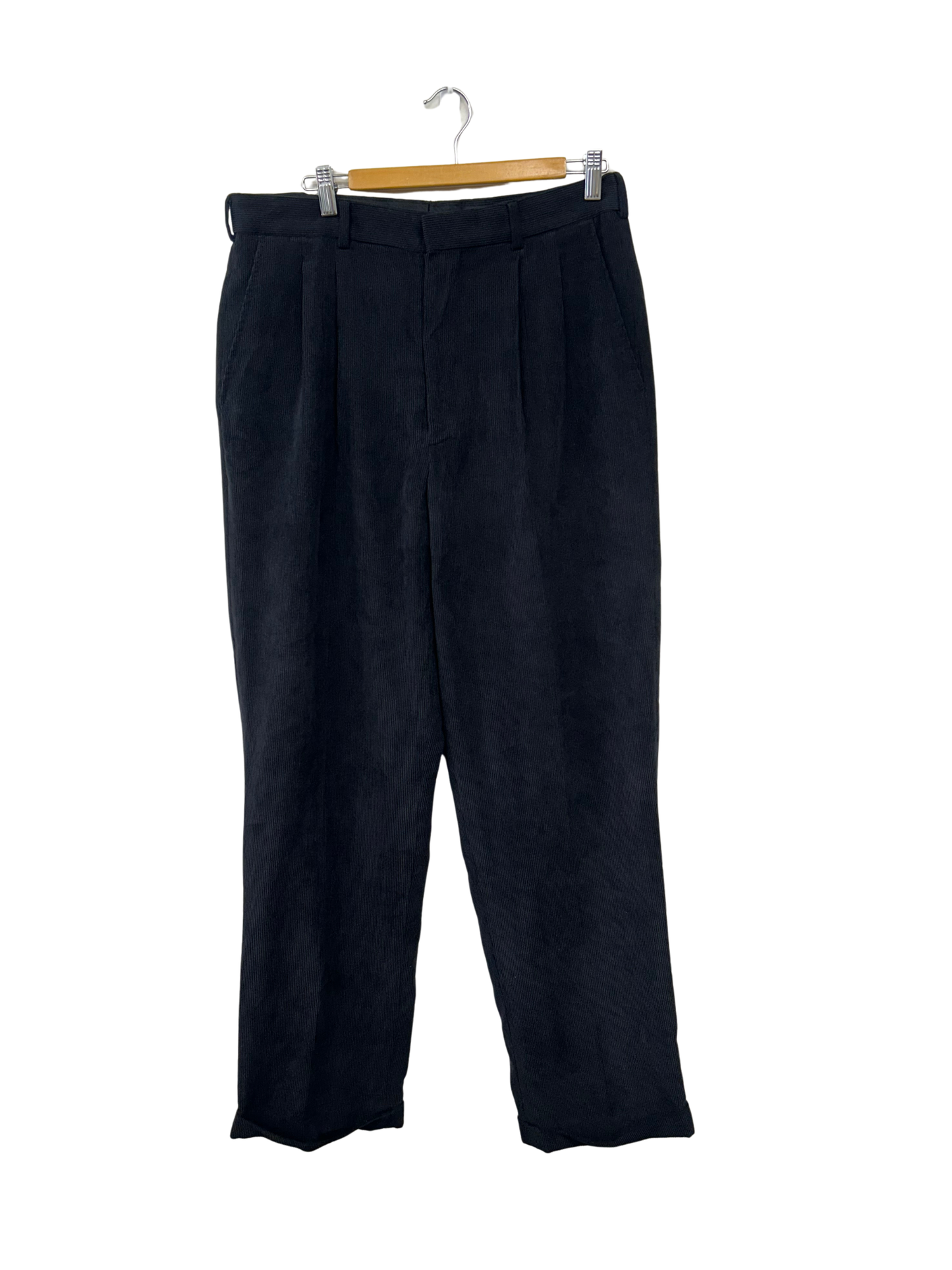 Navy/Black Corduroy Formal Pants