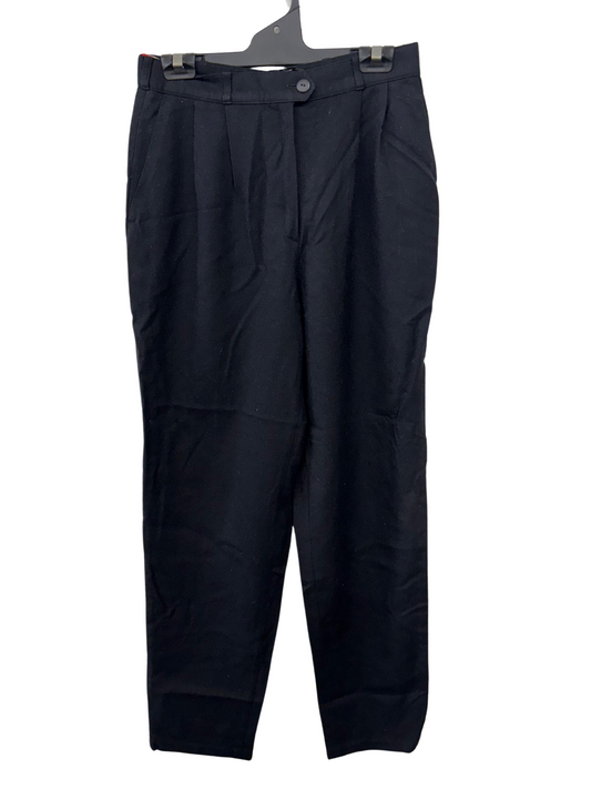 Vintage Black Tailored Business Pants