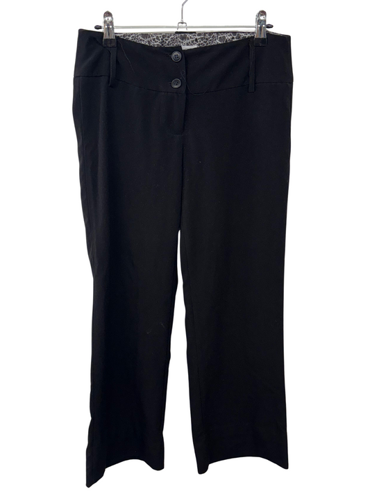 00s Black Low-Rise 3/4 Tailored Pants