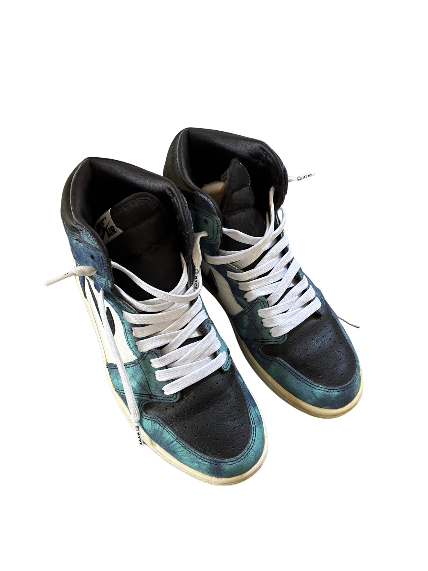 Black, Blue, Green, White Sneakers 'Air Jordans'