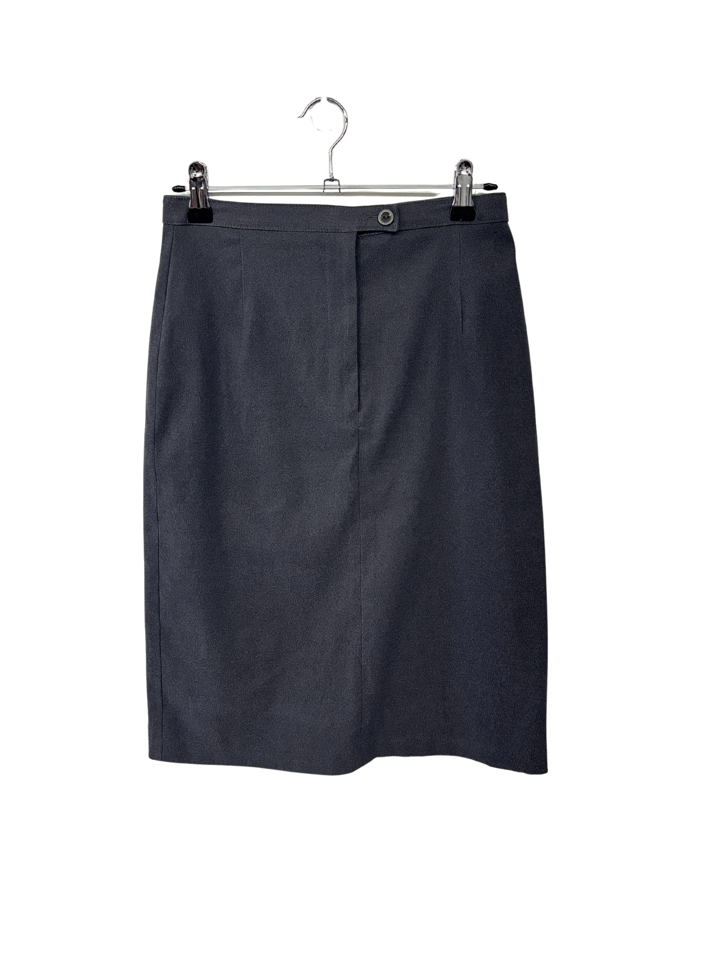 Vintage Grey Knee Length Pencil Skirt