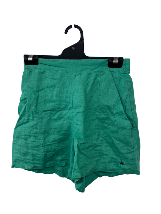Green Highwaisted Shorts
