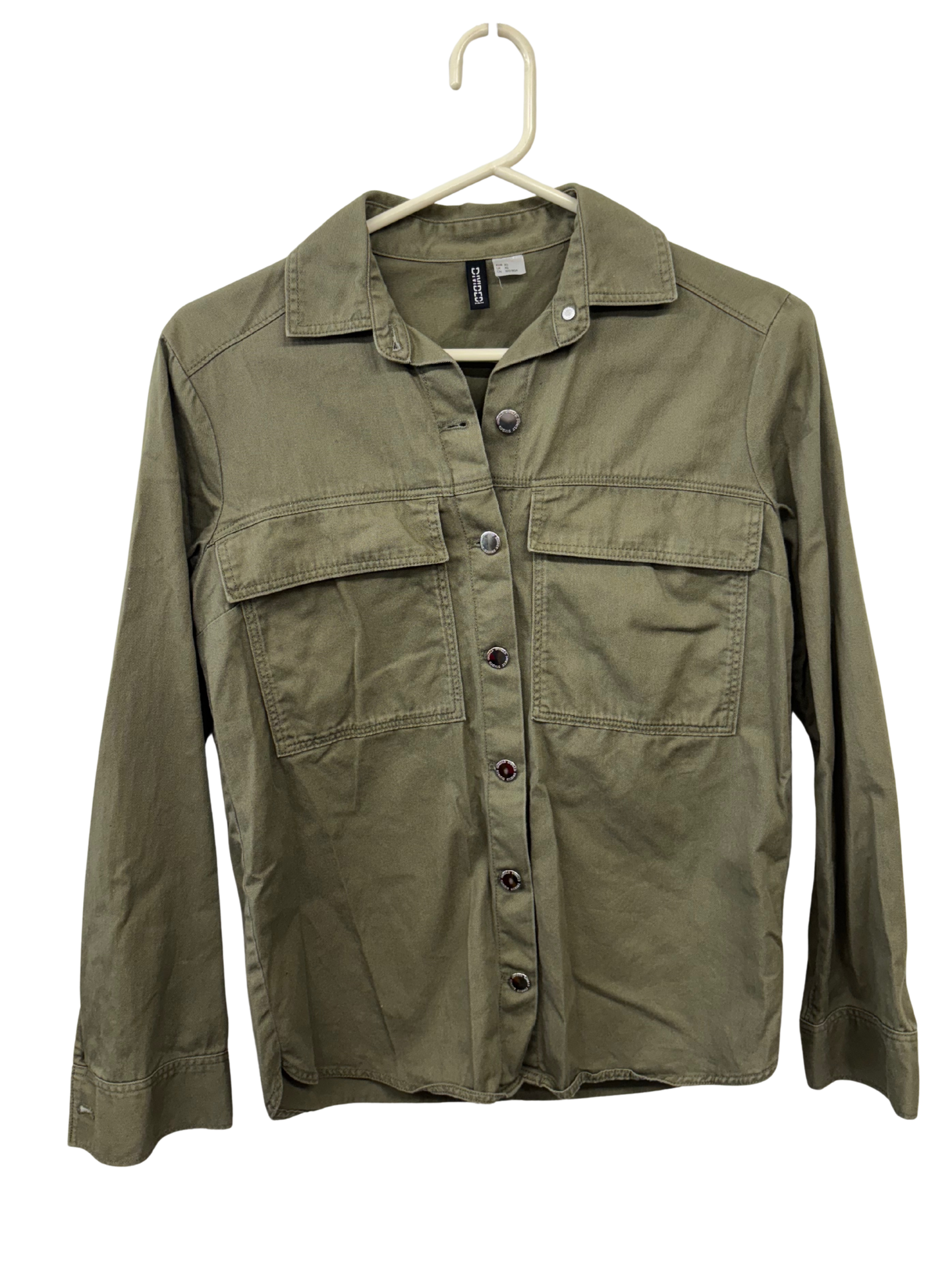 Green Long Sleeve Button Up Shirt