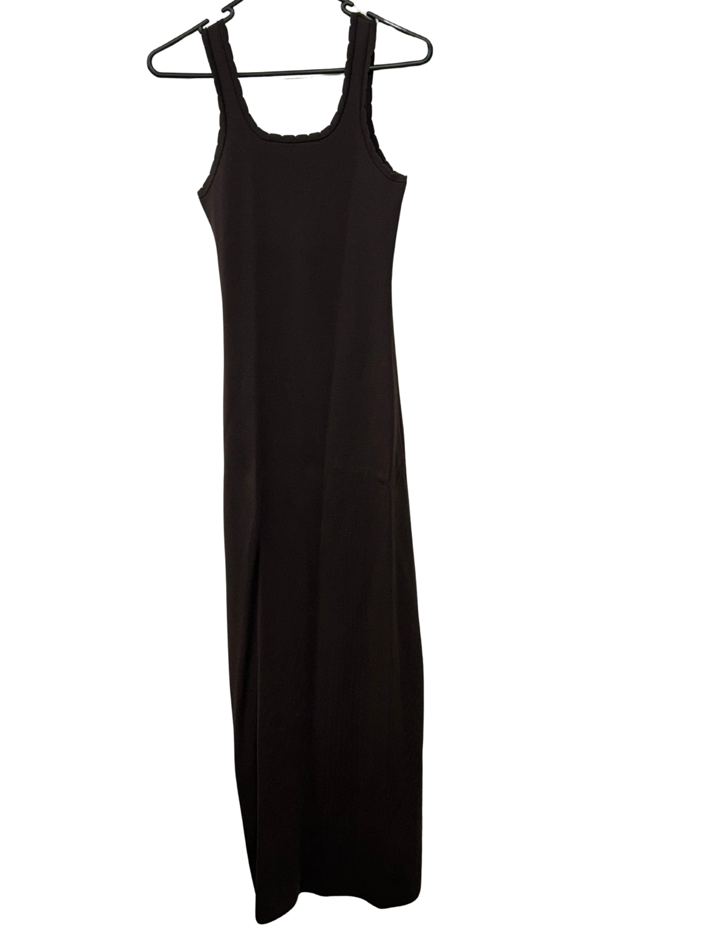 Dark Brown Sleeveless Bodycon Maxi Dress