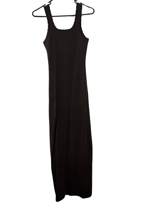 Dark Brown Sleeveless Bodycon Maxi Dress