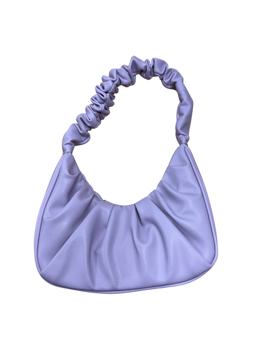 Light Purple Ruched Handbag