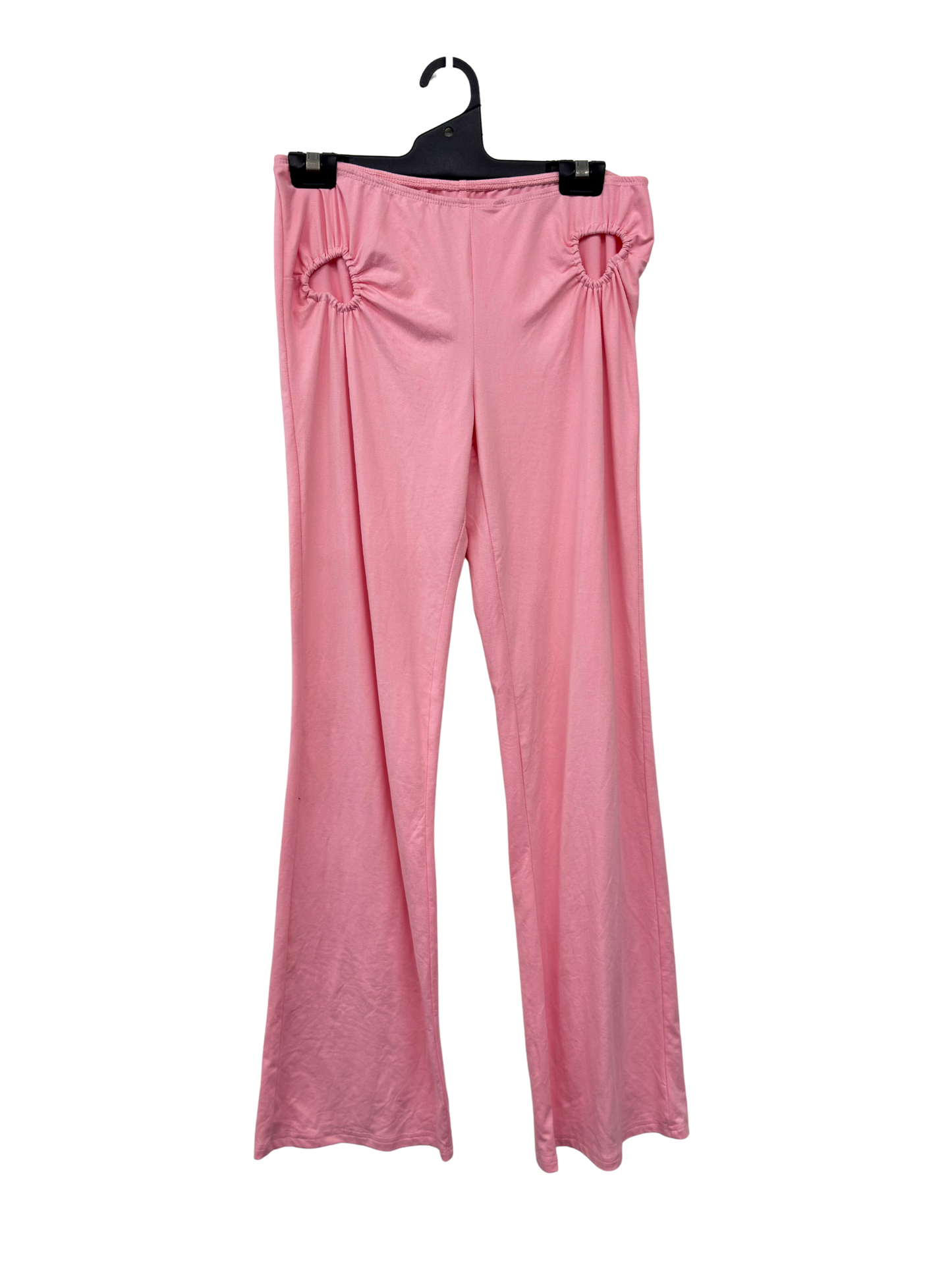Pink Low Rise Pants with Heart Cutouts