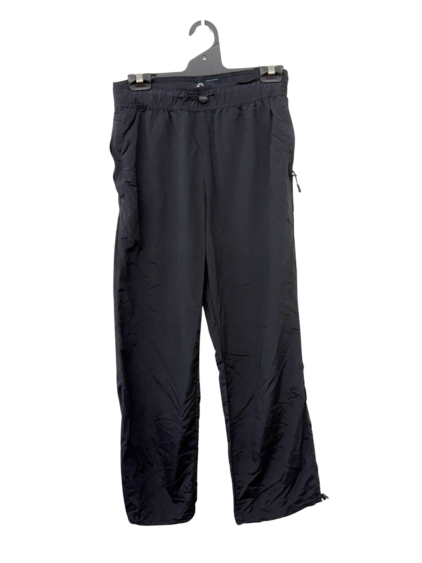 Black Elasticated Tapered Hiking Pants