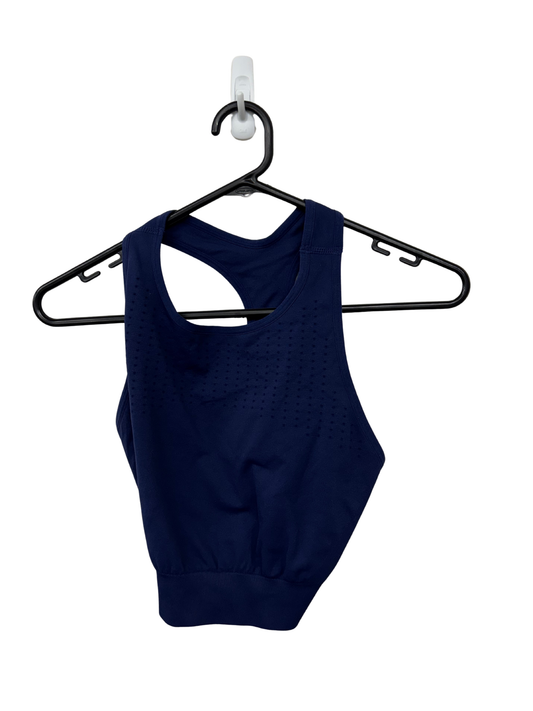 Dark Blue Activewear Crop Top
