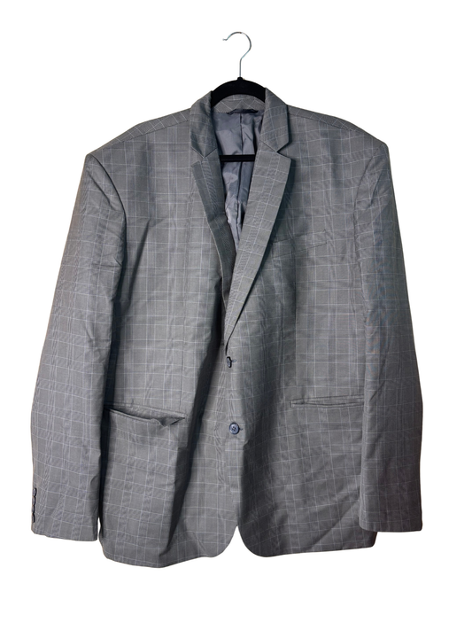 Grey & Black Check Blazer