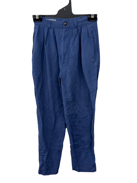Vintage Blue Tapered Trousers