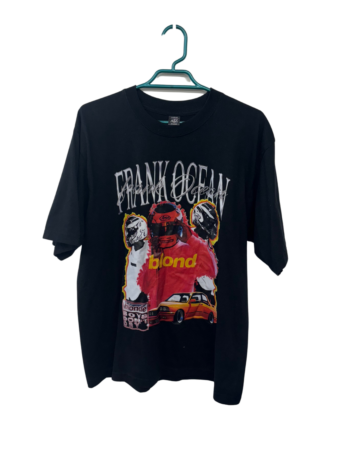 Black Short Sleeve T Shirt with Frank Ocean Logo
