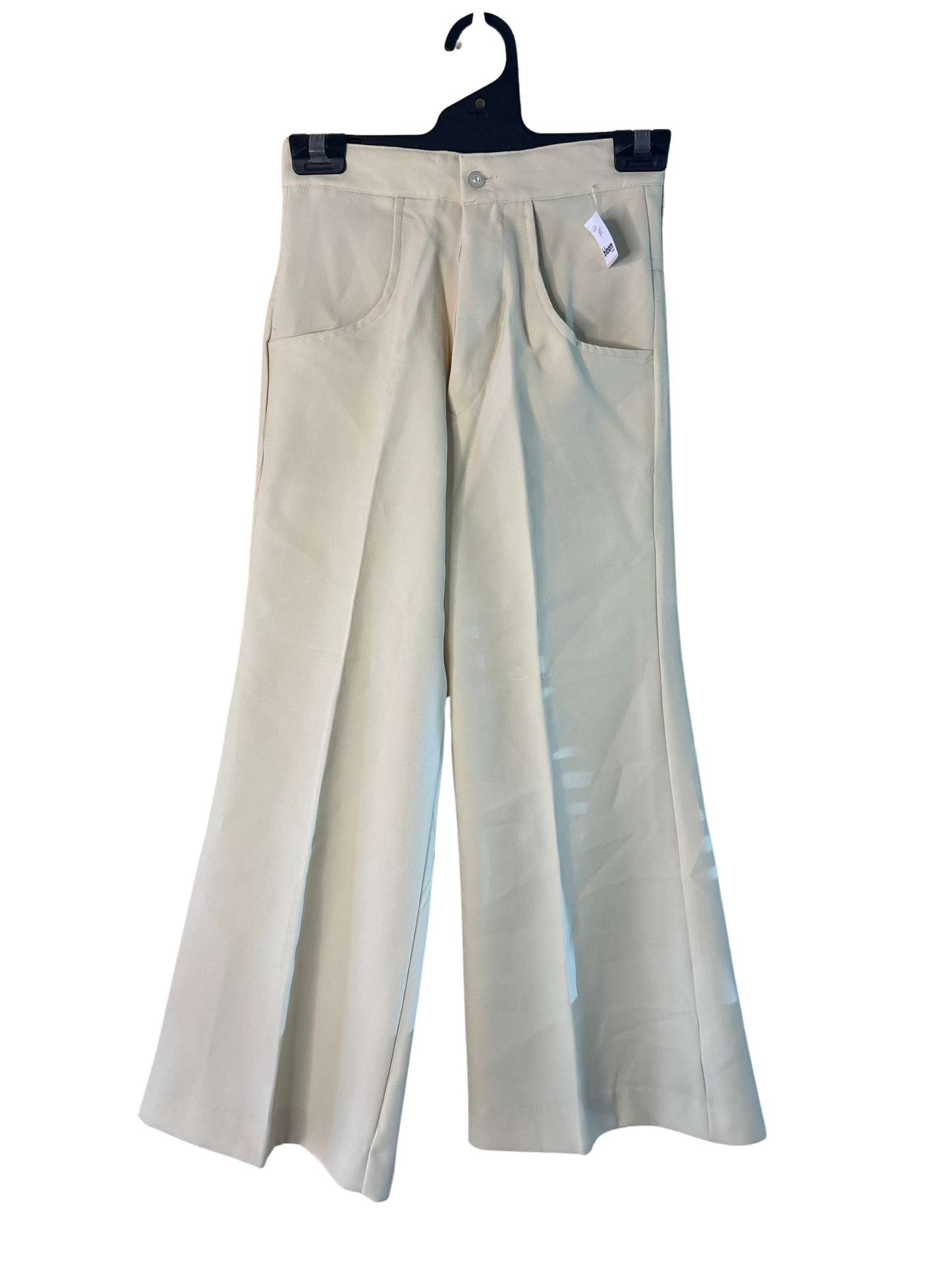 Deadstock Vintage Yellow High Waisted Flare Culotte Pants