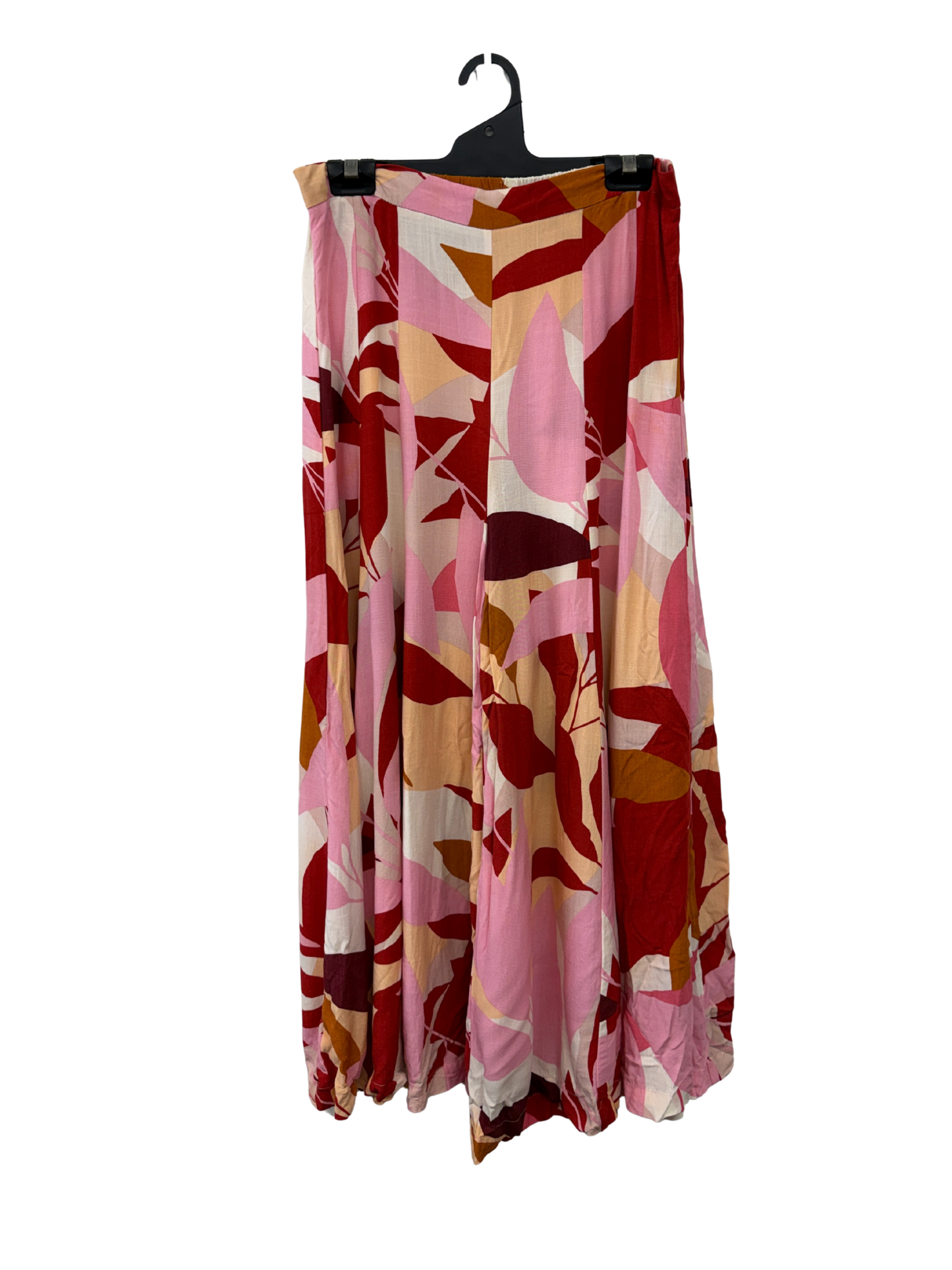 Red, Pink, Orange & Cream Floral Culotte Pants