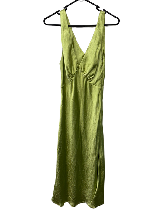 Light Green Sleeveless Midi Dress