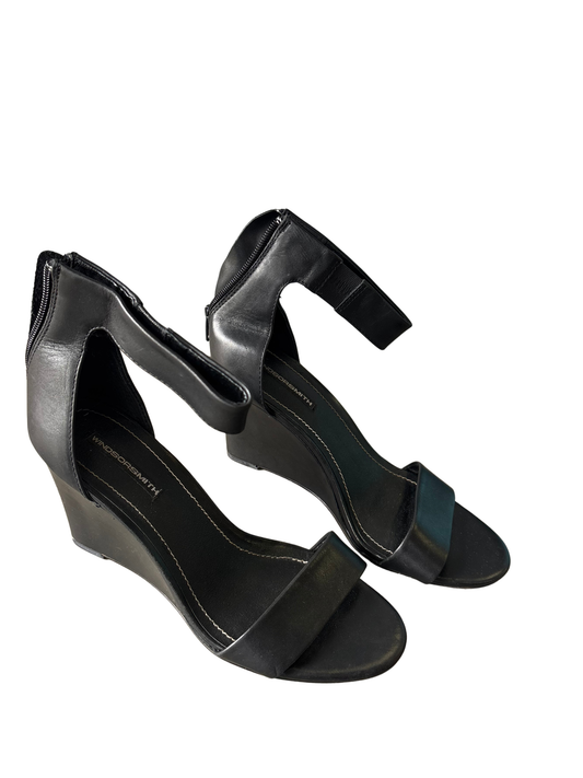 Black Wedge Heel