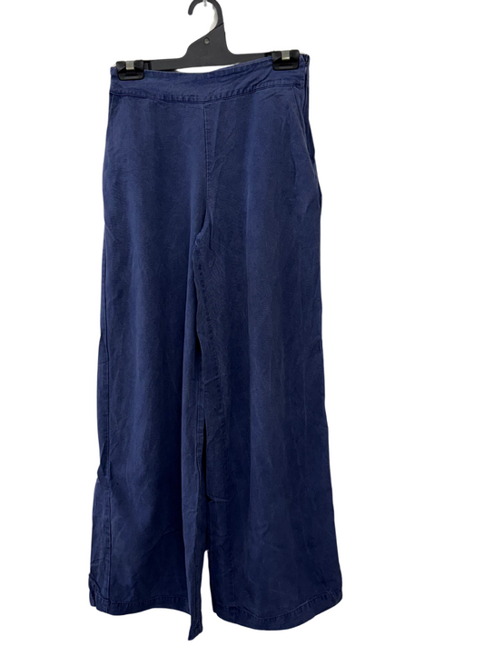 Blue Highwaisted Wide Leg Pants