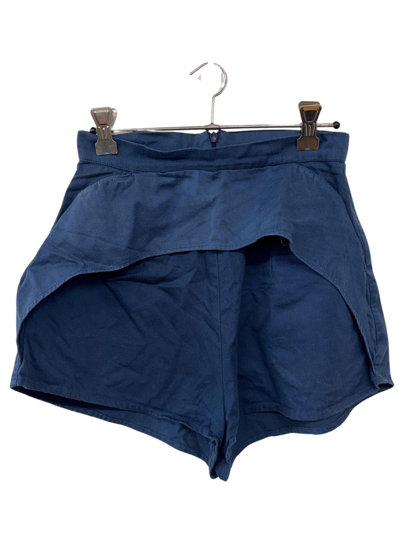 Blue Highwaisted Mini Shorts