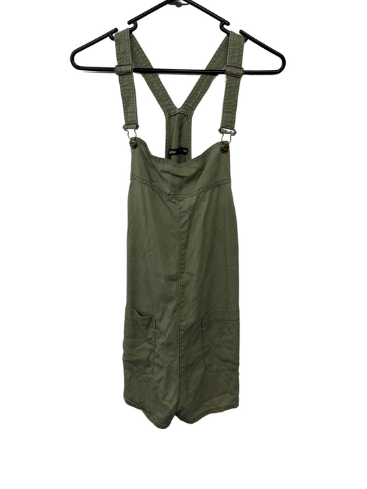 Khaki Strappy Overalls