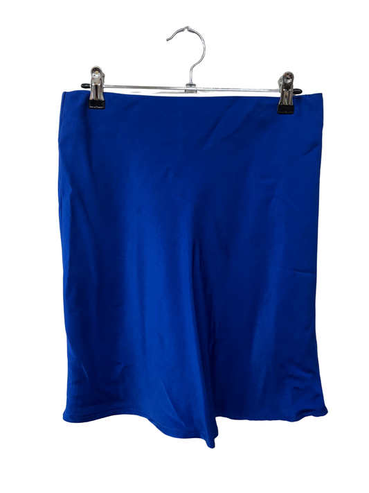 Blue High Waisted Short Skirt