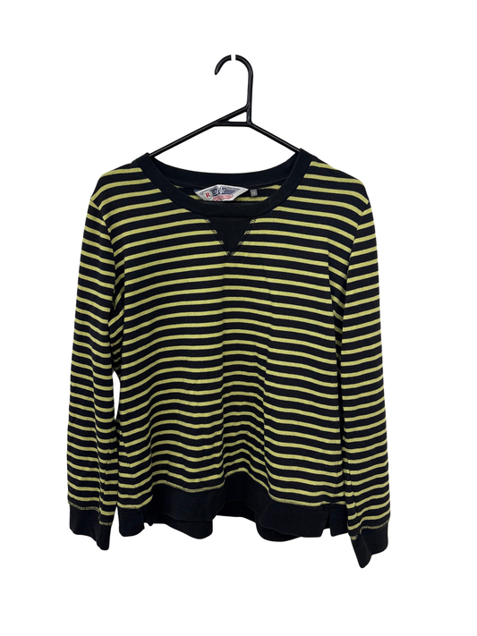 Green & Black Stripe Sweater