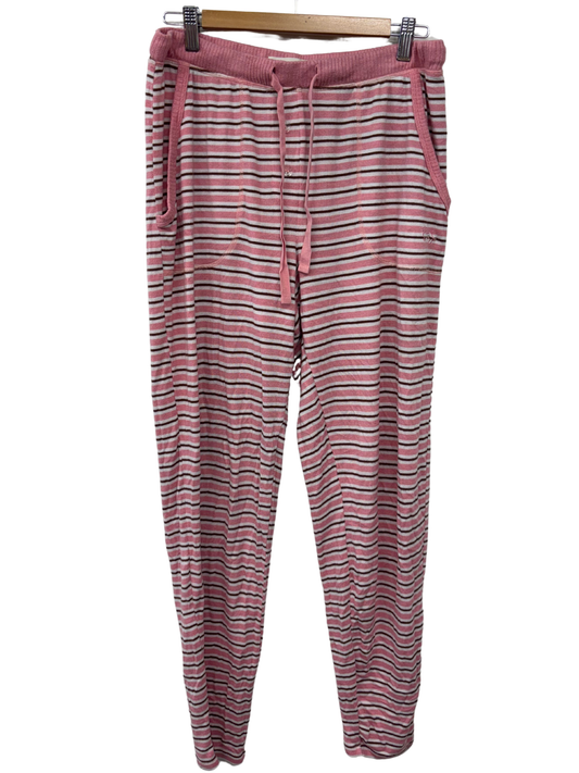 Pink/Brown/White Stripe Pyjama Loungewear Pants