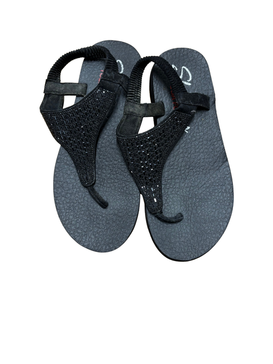 Black Flip Flop Style Shoes
