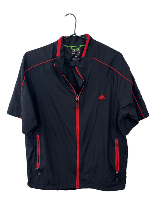 Red & Black Short Sleeve Jacket