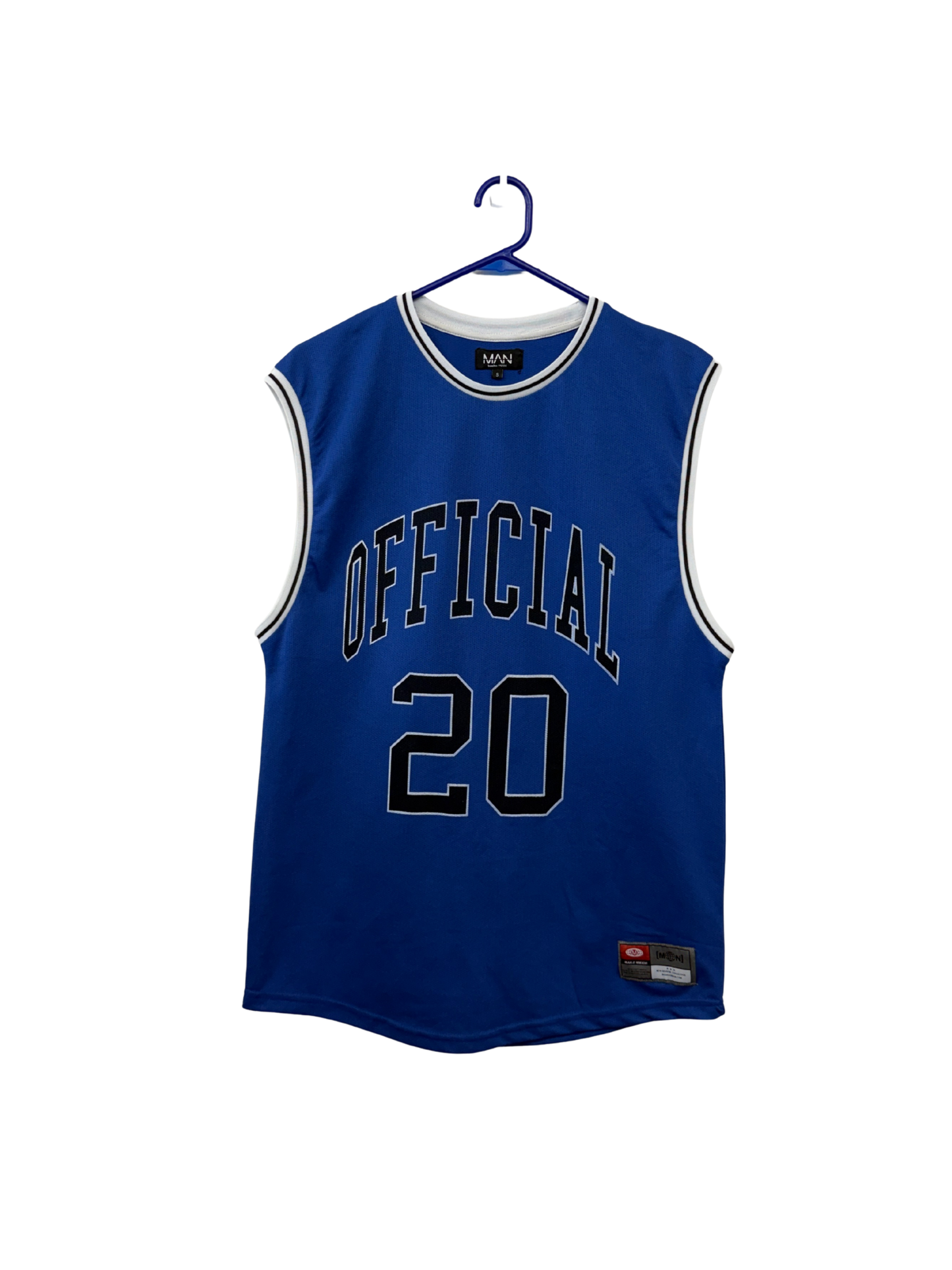 Blue Basketball Style Sports Tank
