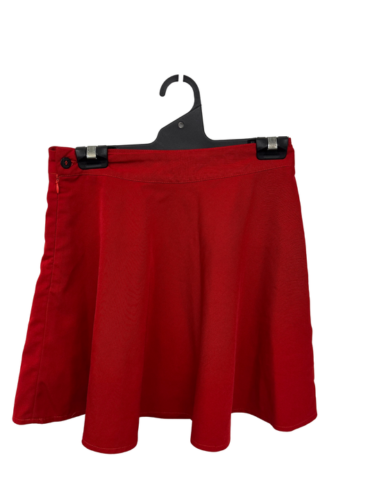Red Short Circle Skirt