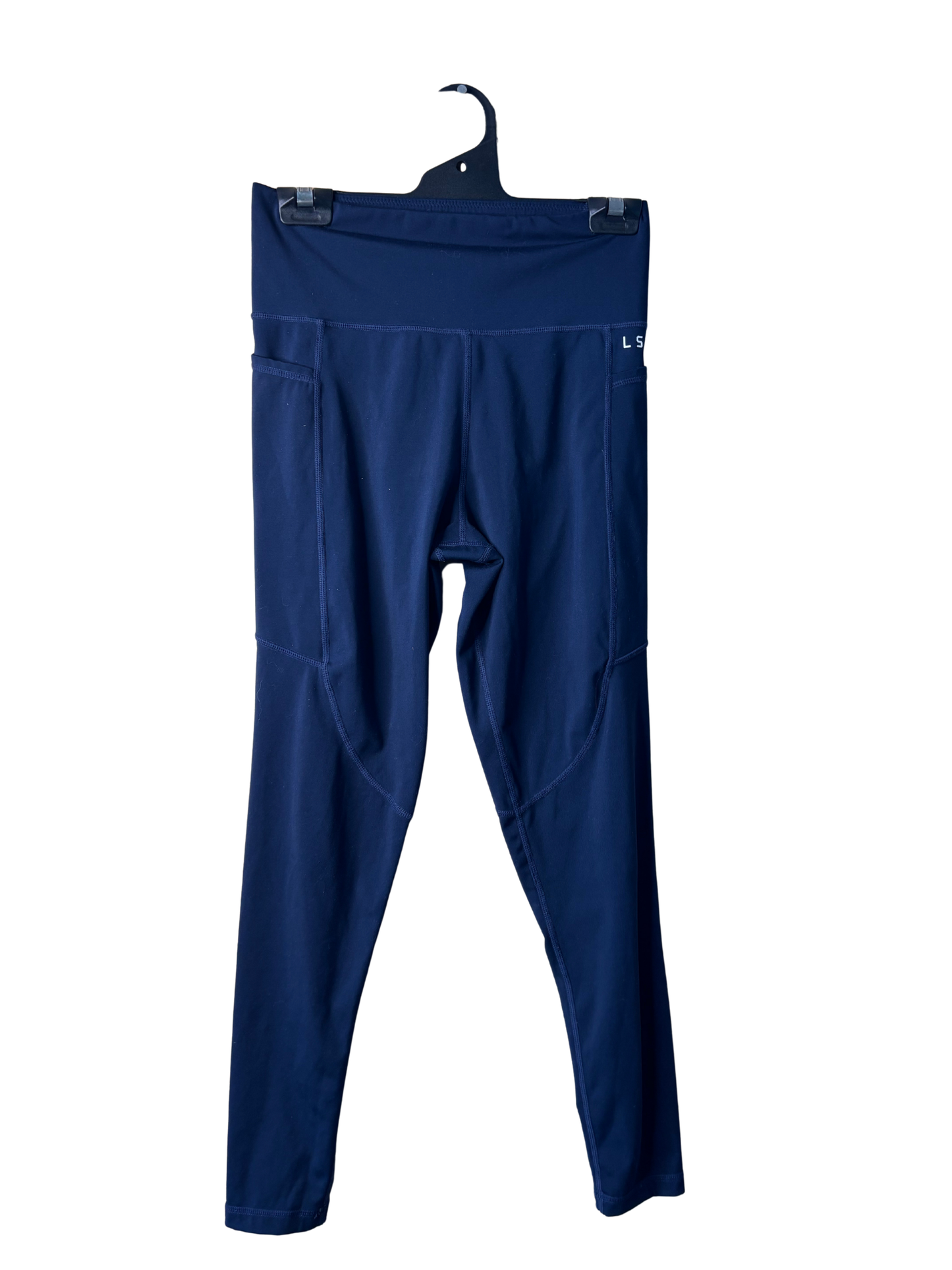 Dark Blue 3/4 Length Activewear Tights/Leggings
