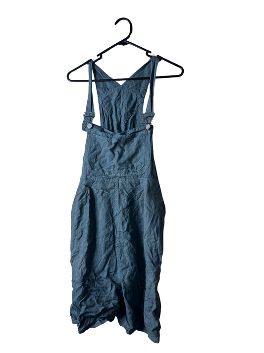 Dark Green Short Overalls