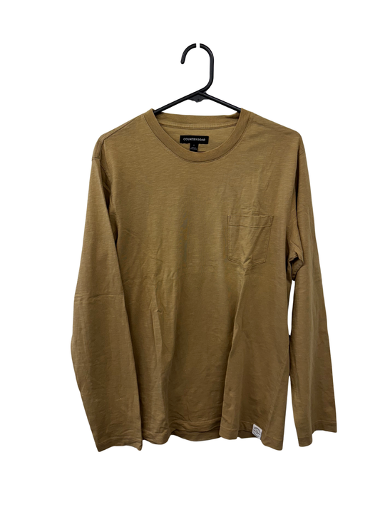 Light Brown Long Sleeve Top