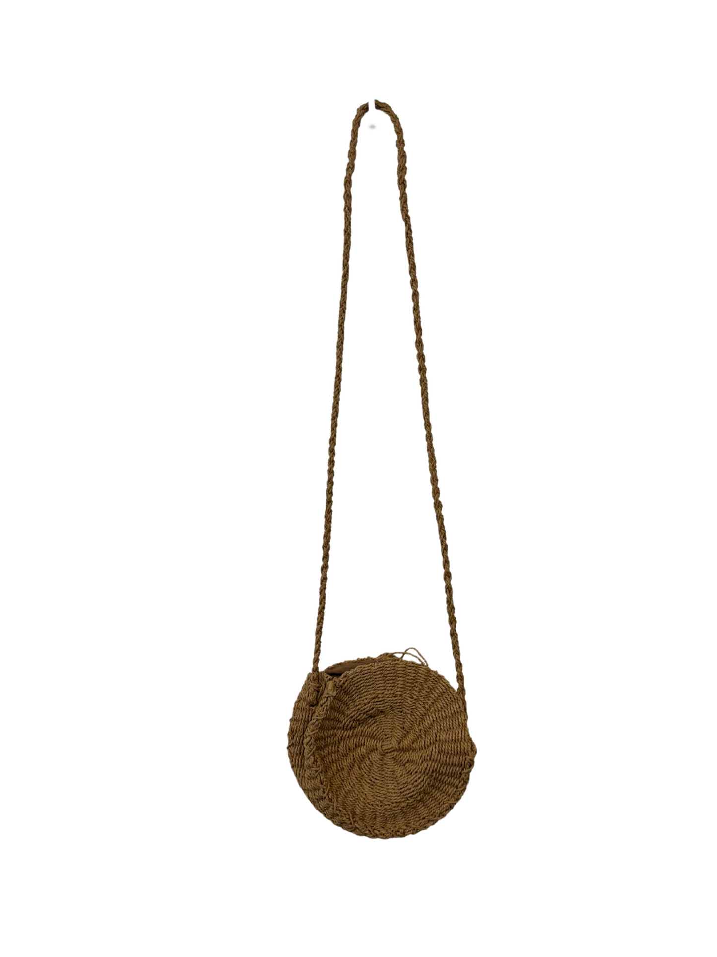 Brown Straw Woven Bag