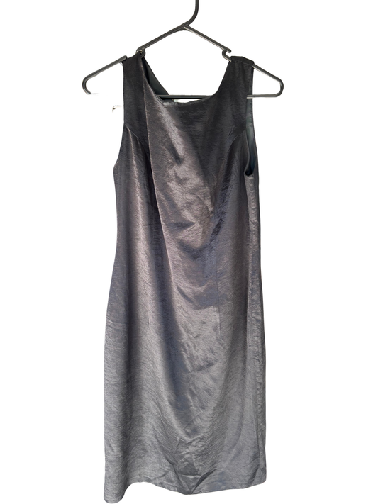 Vintage Black Sleeveless Under Knee Length Dress