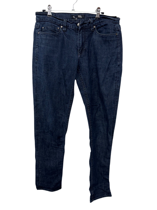 00s Dark Blue Low-Rise Straight Leg Jeans