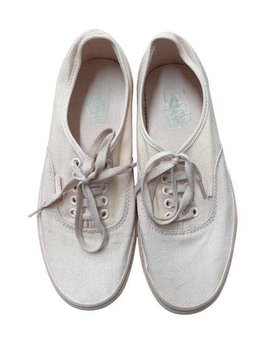 Light Pink Canvas Lowcut Sneakers