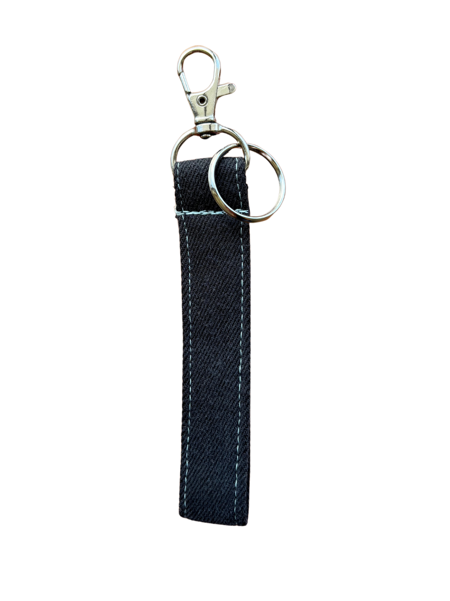 Denim Keyring / Black