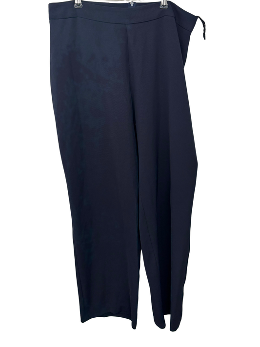 90s Dark Blue Wide Leg Pants