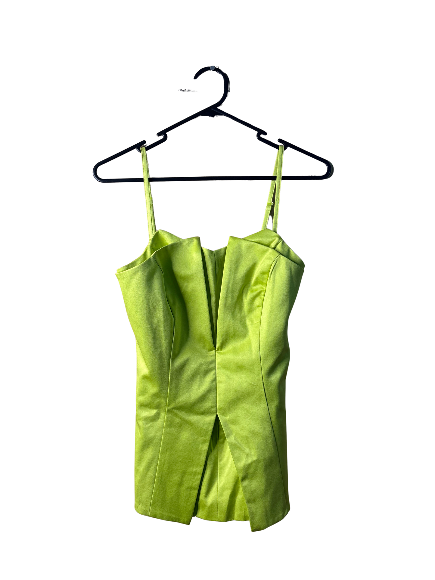 Neon Green/Yellow Strappy Structured Top