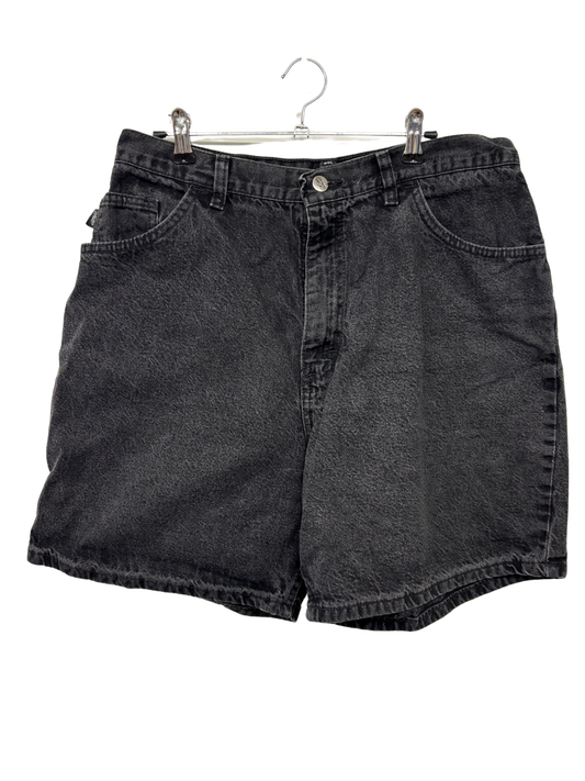 Black Highwaisted Denim Shorts