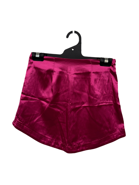 Hot Pink Short Skirt