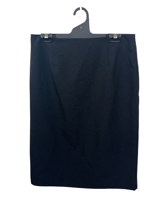 00s Black Knee Length Skirt