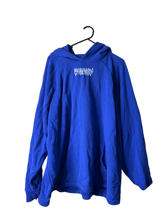 Dark Blue/Purple Hoodie with White Logo