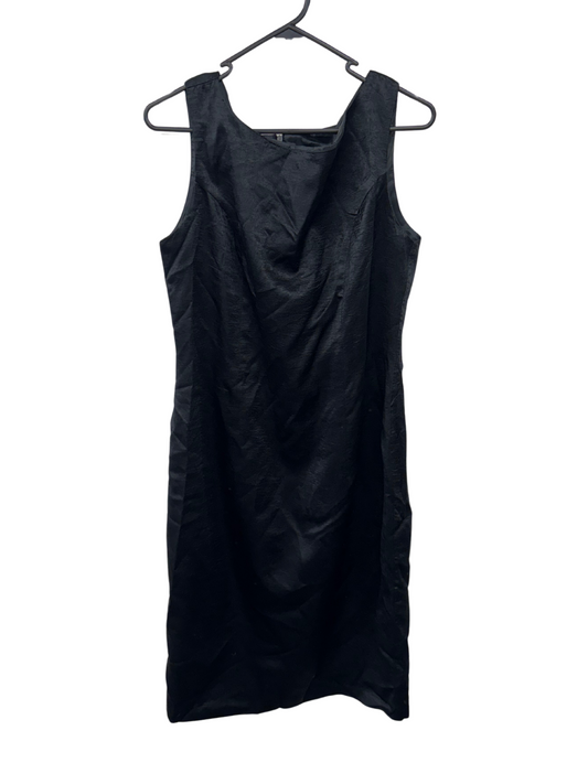 Vintage Black Sleeveless Under Knee Length Dress