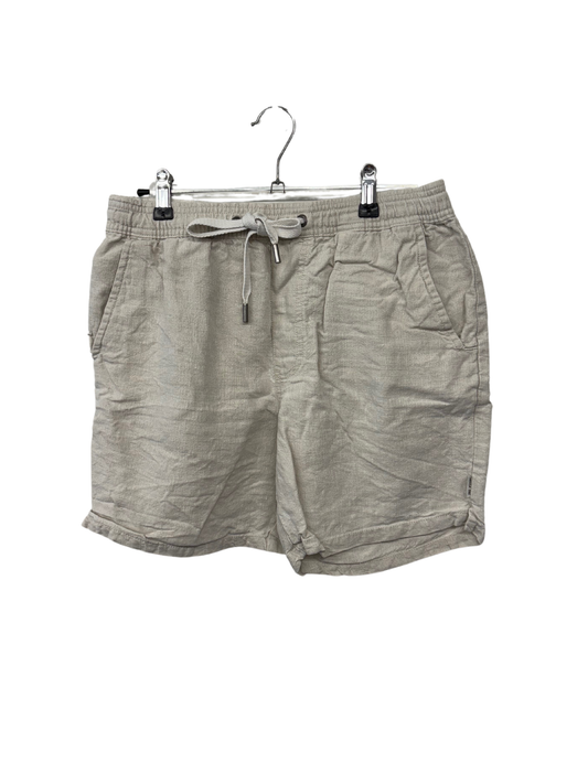 Cream Drawstring Shorts