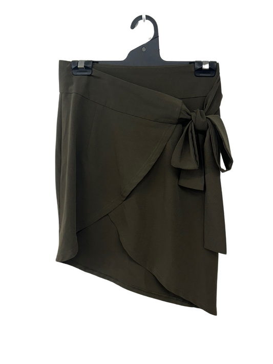 Dark Green Wrap Skirt