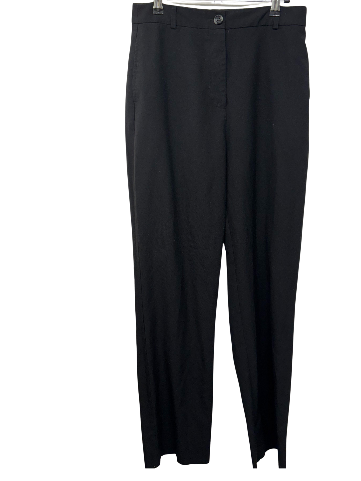 Black High Waisted Wide Leg Pants