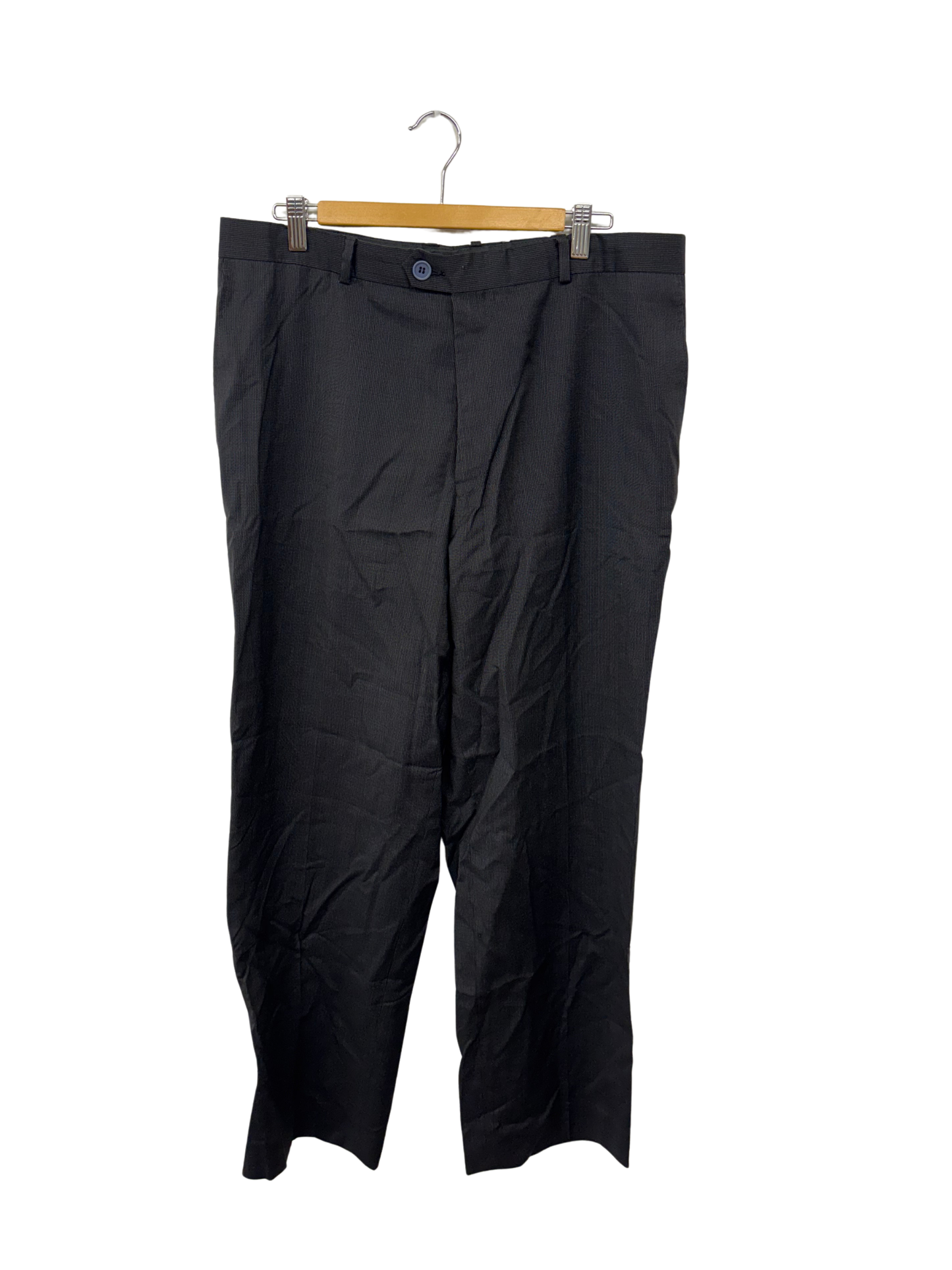 Black & Grey Pinstripe Business Pants