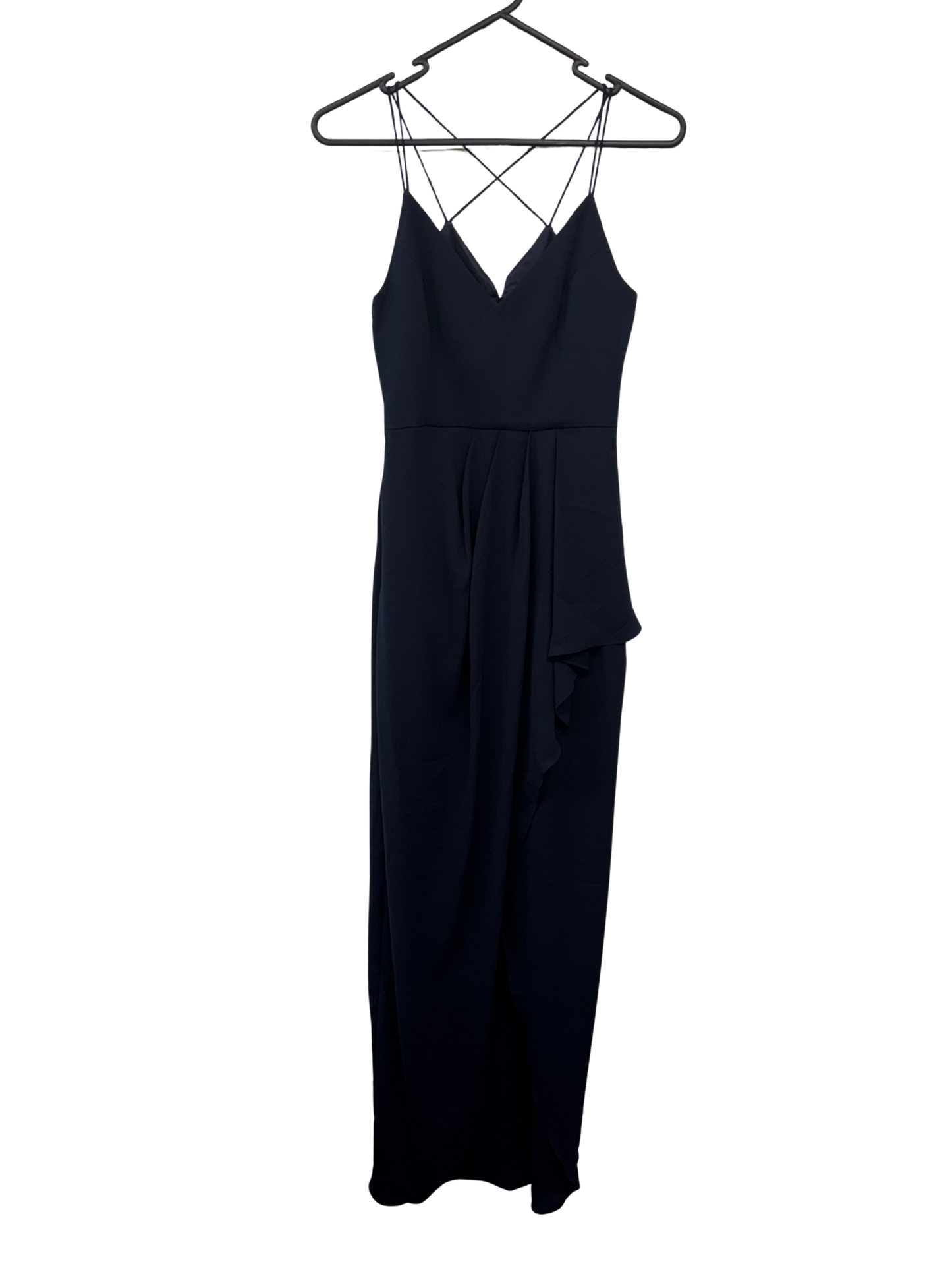 Navy Thin Strap Maxi Dress